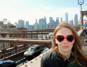 Chloe Philip of BMX Bandits hearts New York